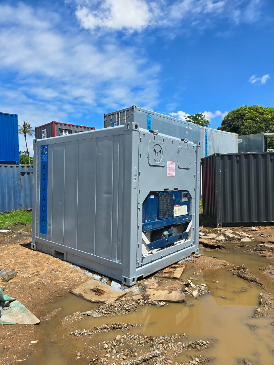 3m reefer container on site