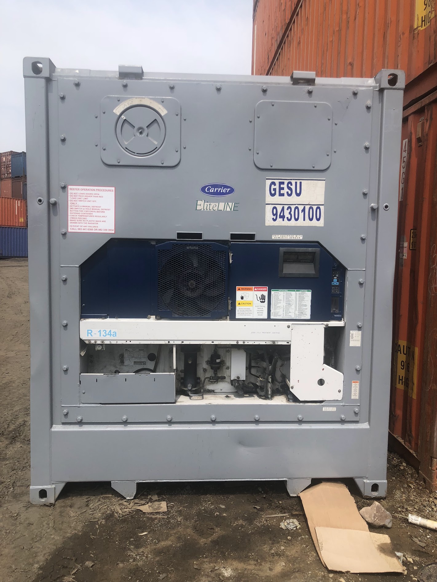 Carrier reefer compressor unit maintenance